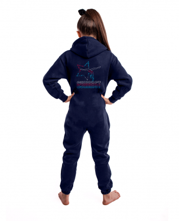 navy gymnastics onesie