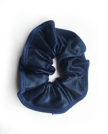 navy gymnastics scrunchie mystique